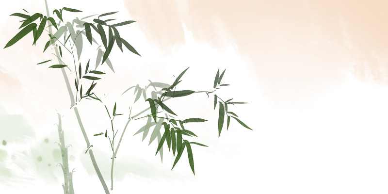 水墨中国画传统文化题材竹子图片下载