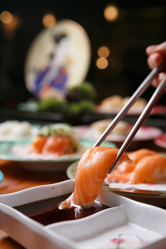 三文鱼寿司图片素材