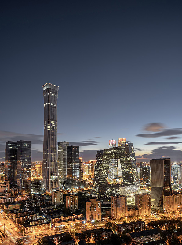 北京cbd 天际线图片