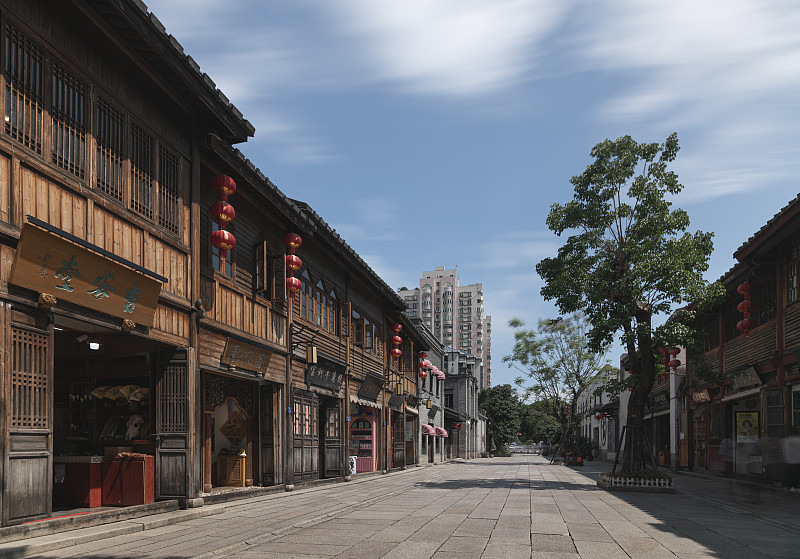 福州三坊七巷景区古建筑中国文化图片素材