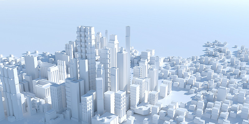 3D都市建筑图片下载