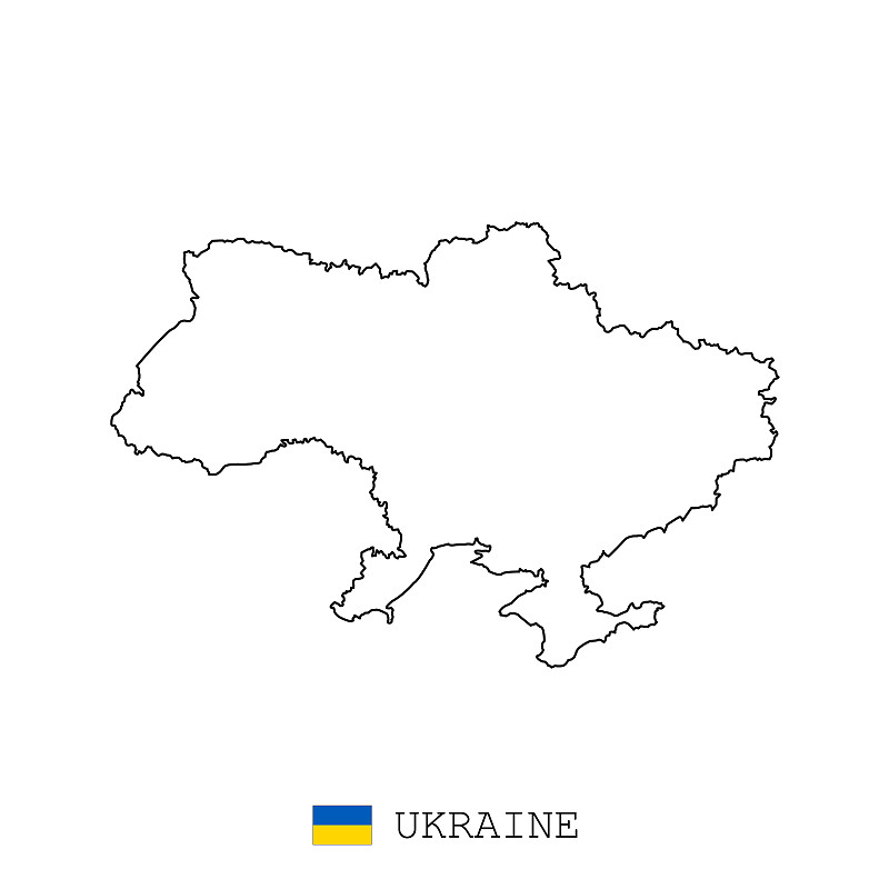 俄罗斯乌克兰简笔画图片
