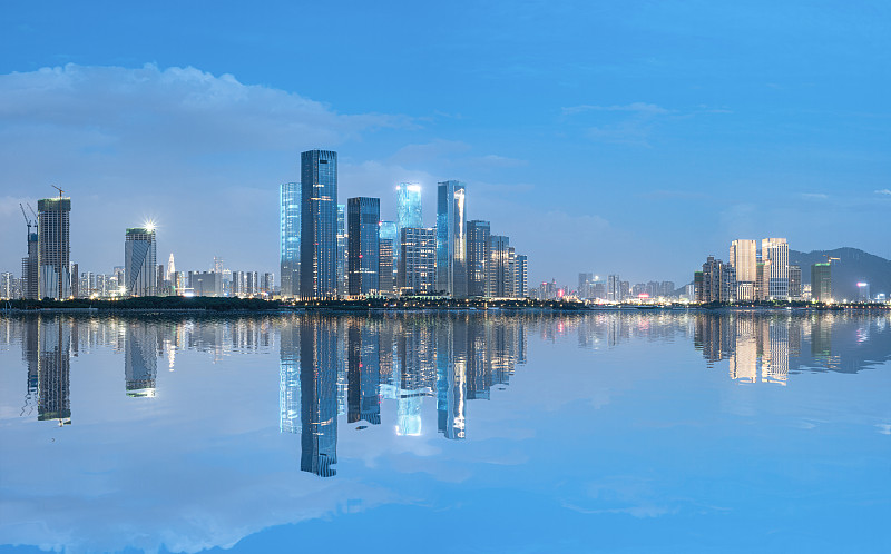 深圳前海自贸区城市建设发展图片素材