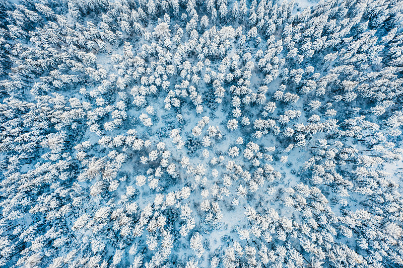林海雪原图片素材
