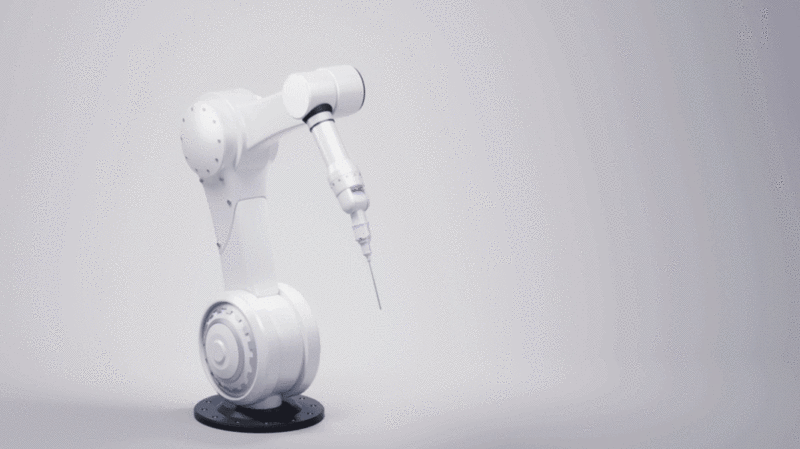 机械臂与智能制造循环动画3D渲染图片下载