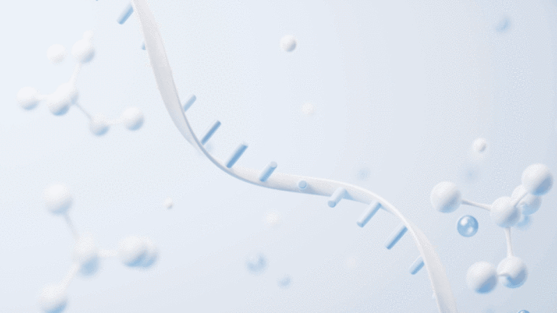 生物科技概念RNA基因3D渲染图片下载