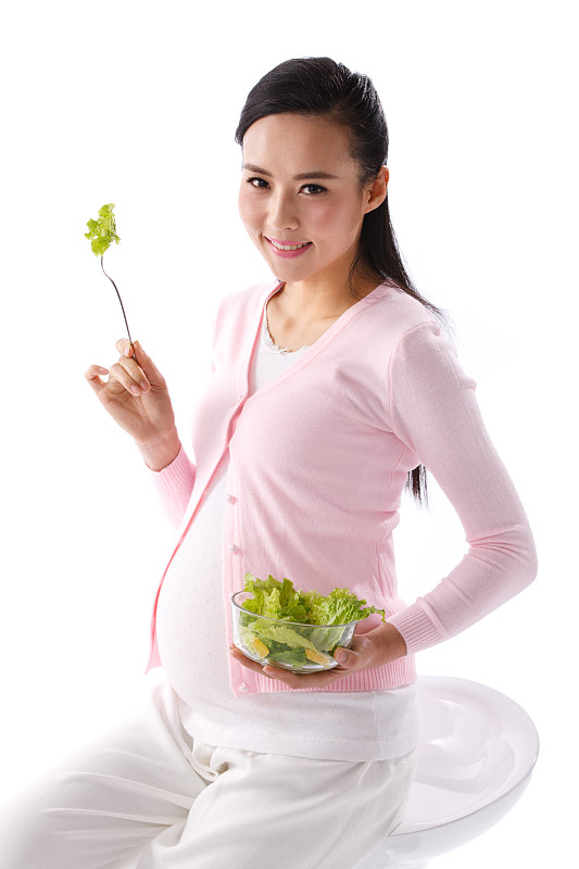 孕妇吃蔬菜图片下载