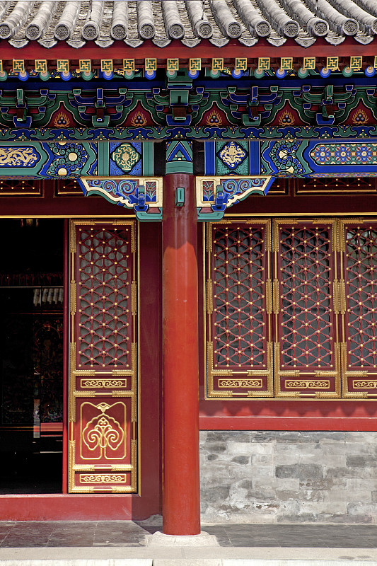 北京恭王府建筑外观图片下载