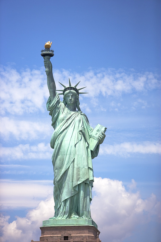自由女神像自由岛纽约市纽约州美国北美洲图片素材