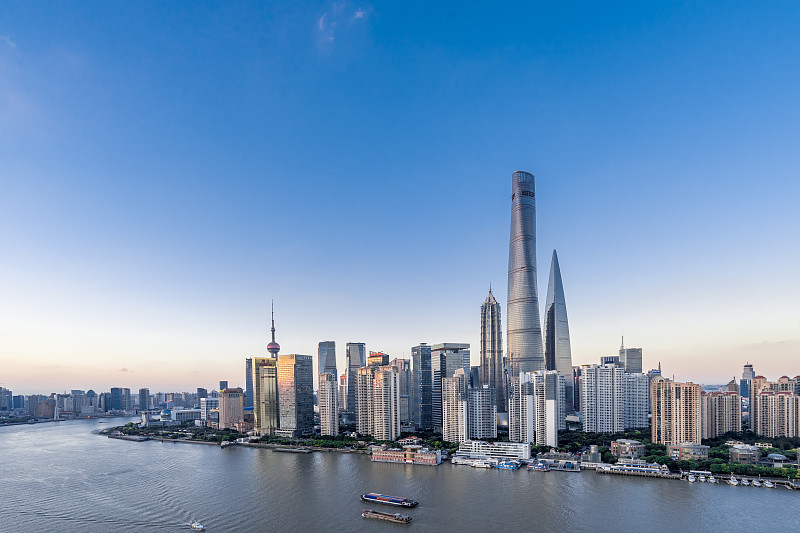 上海陆家嘴城市风光图片素材
