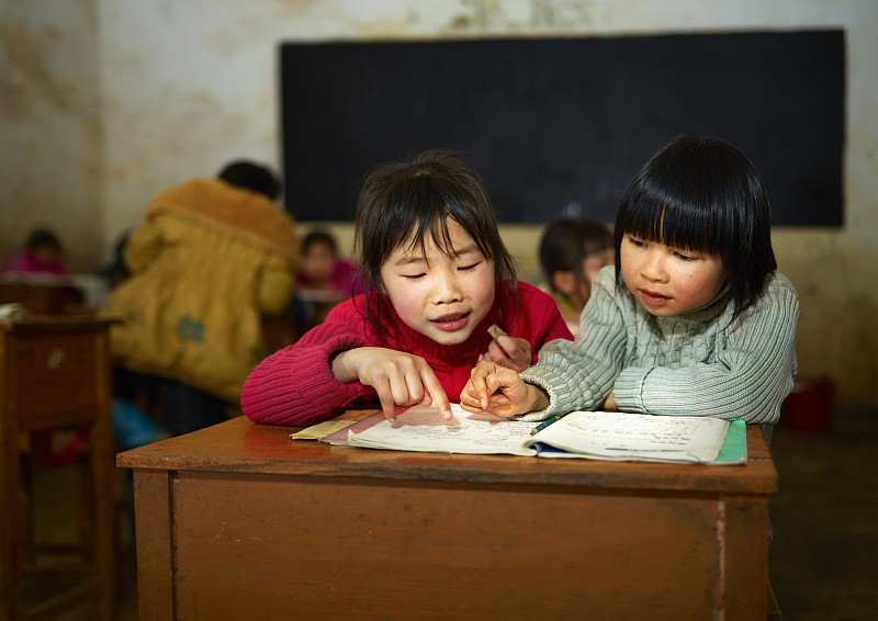 中国学校的孩子们图片下载