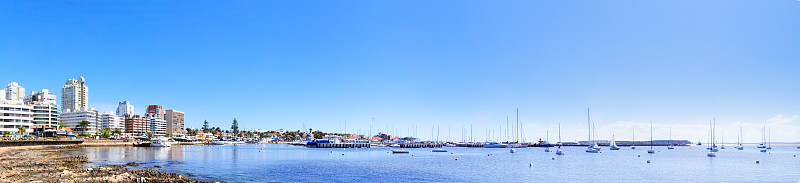乌拉圭马尔多纳多，埃斯特角港的景色图片下载