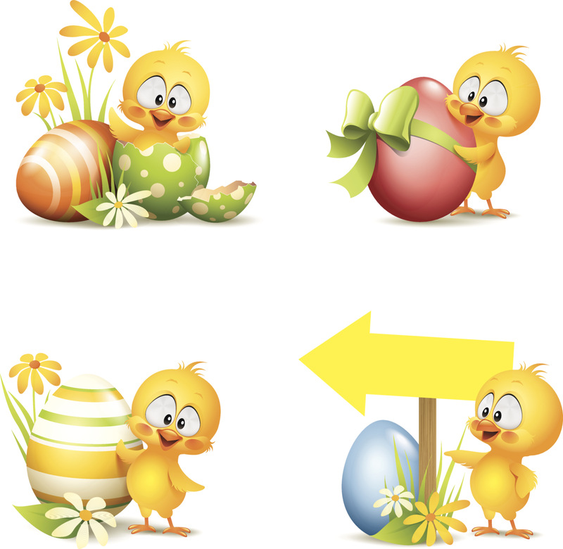 复活节-小鸡套装图片下载