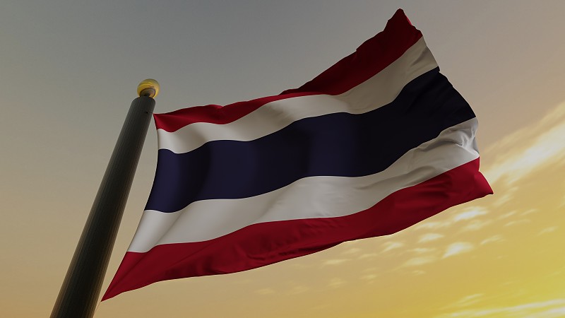 泰国国旗摄影图片