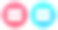 带有性别符号的平板电脑。圆形图标与长阴影在红色或蓝色的背景图标icon图片
