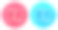 两个电池。圆形图标与长阴影在红色或蓝色的背景图标icon图片