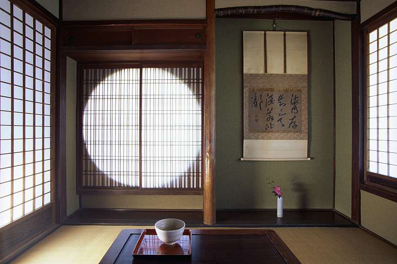 日本千户博物馆的茶馆图片素材