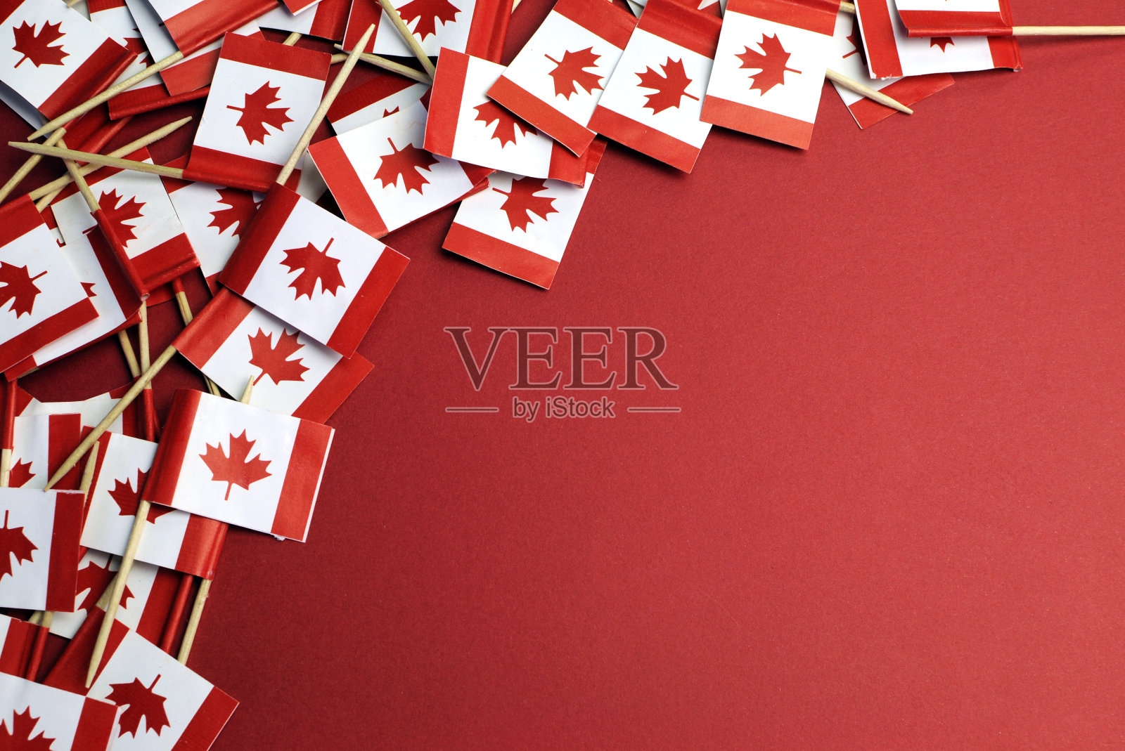 加拿大枫叶旗背景照片摄影图片