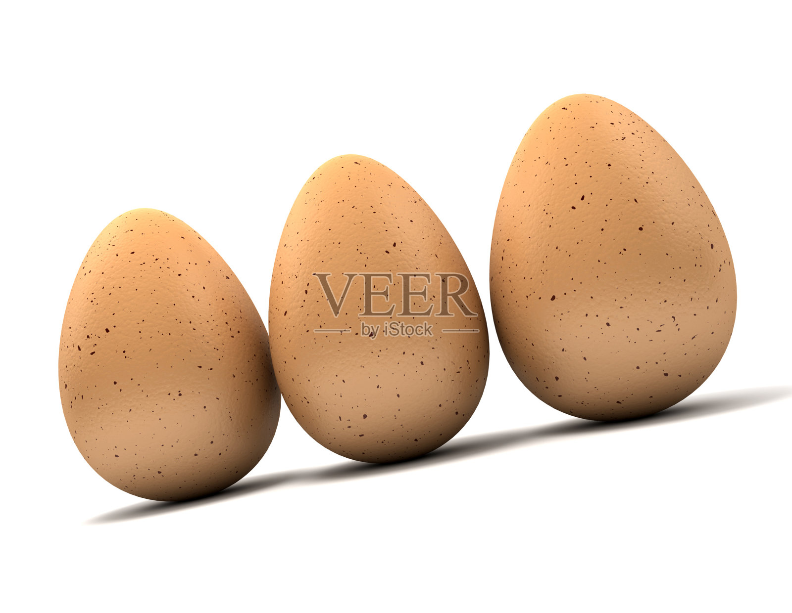 三个鸡蛋插画图片素材