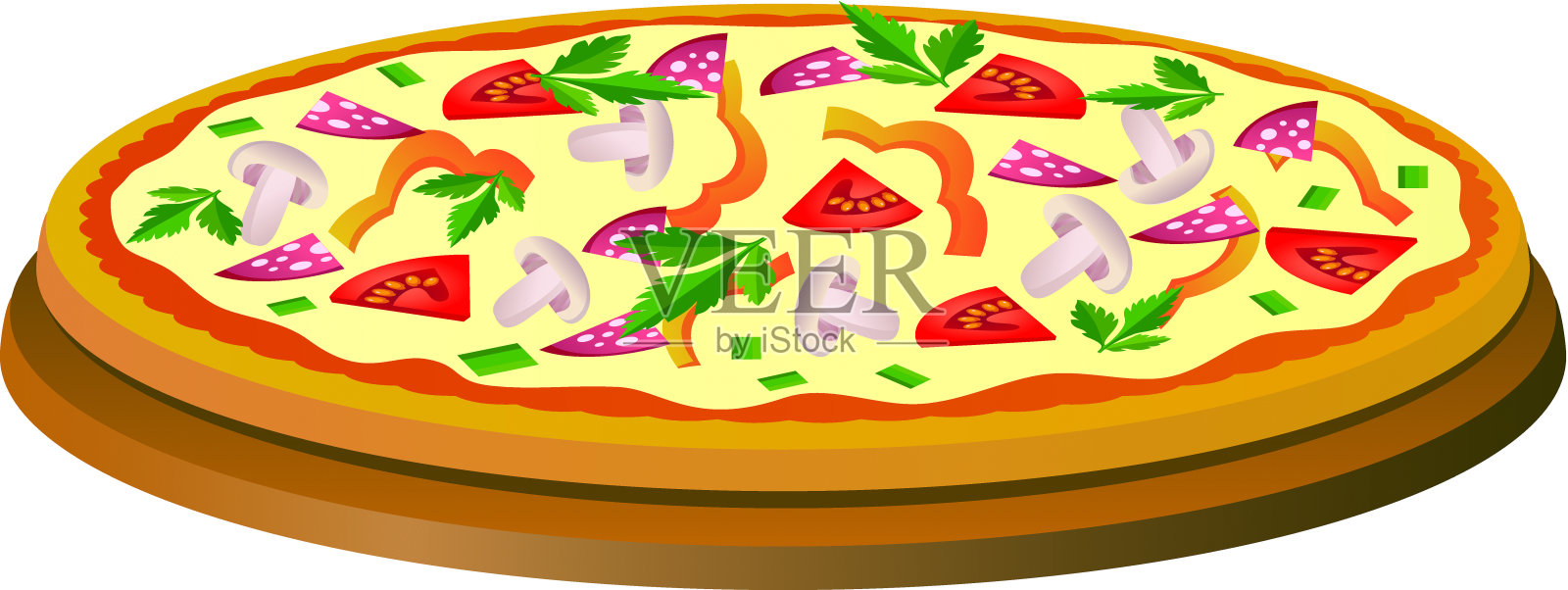 披萨设计元素图片