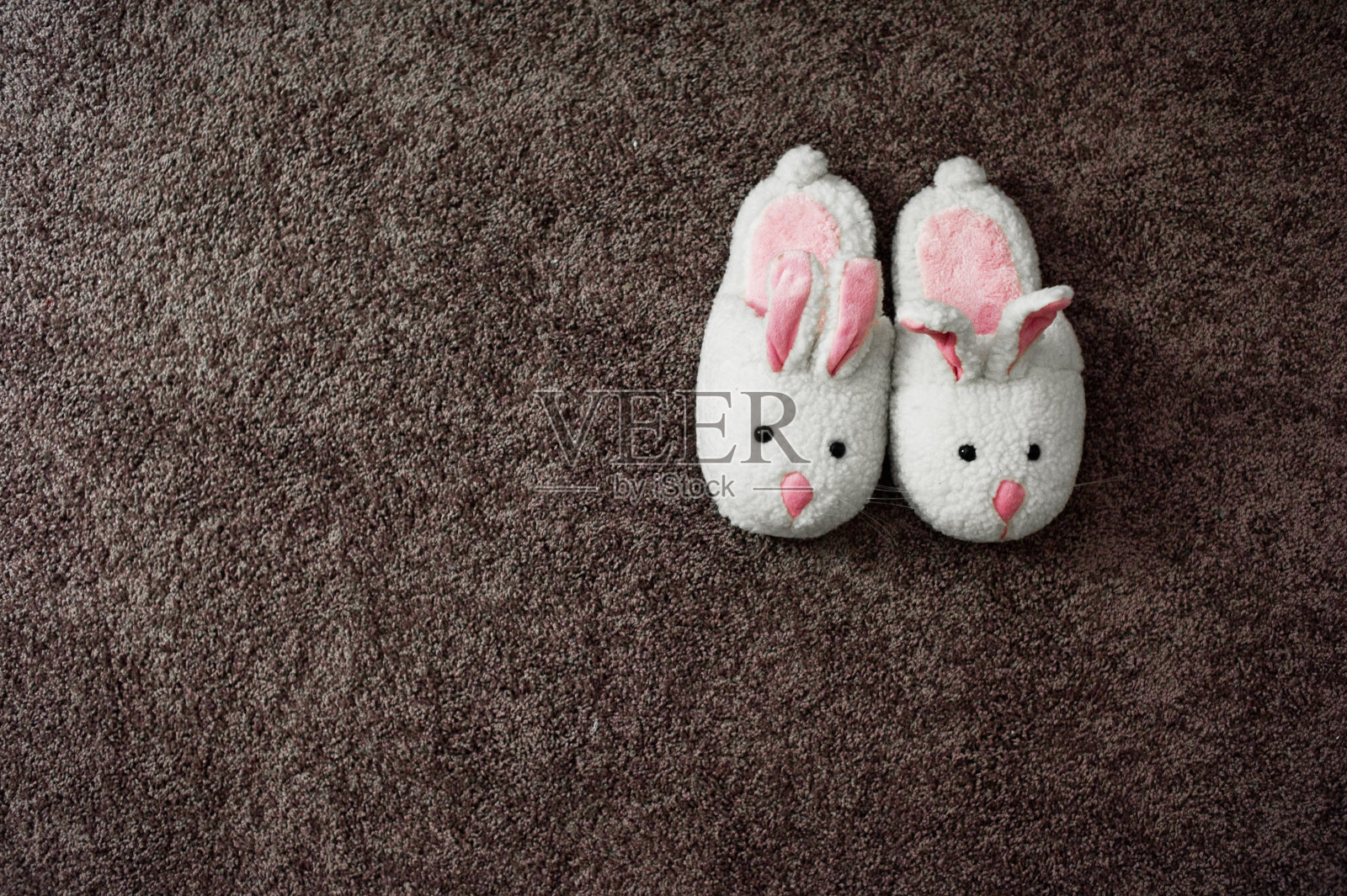 兔子拖鞋照片摄影图片
