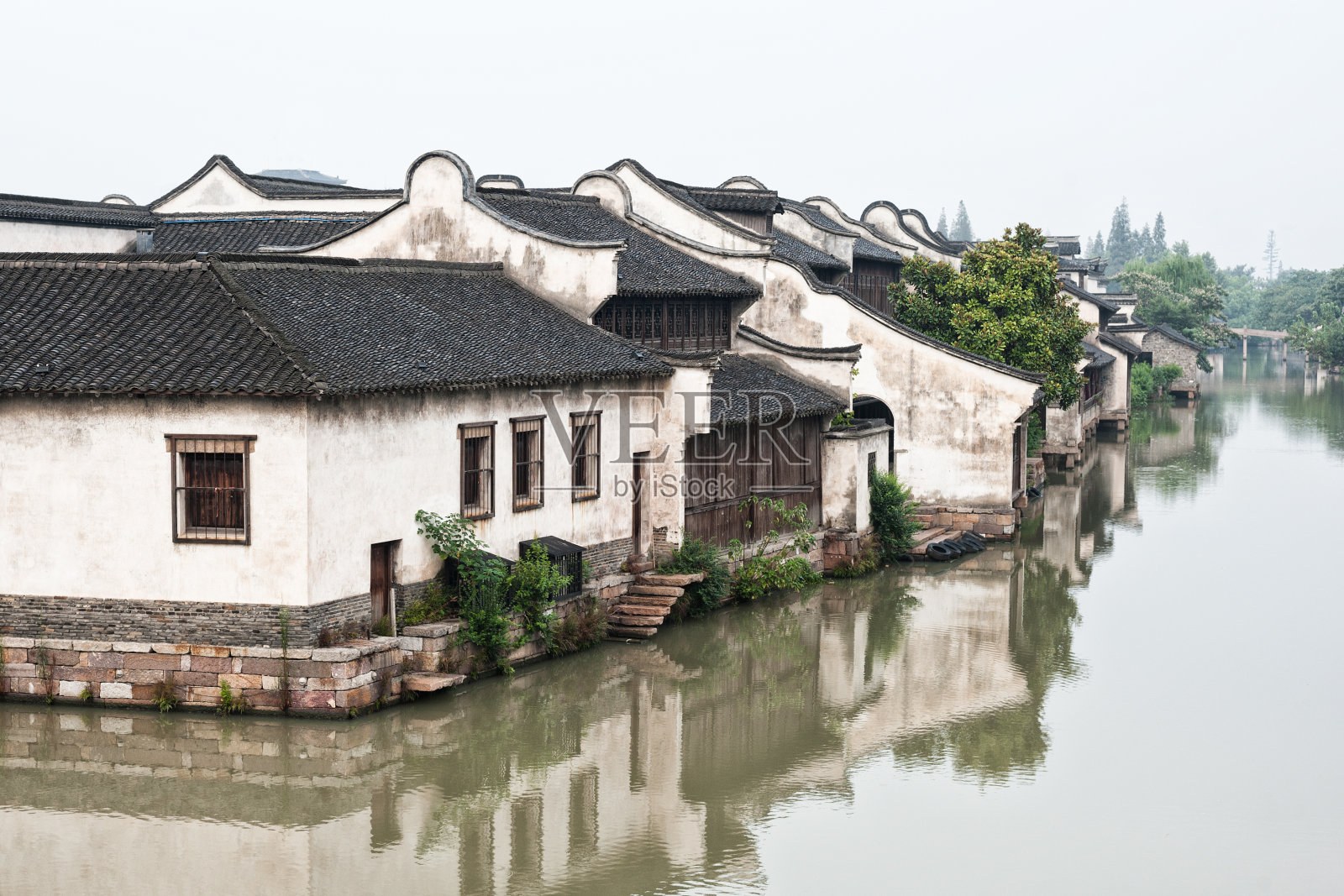 中国美丽的水乡照片摄影图片