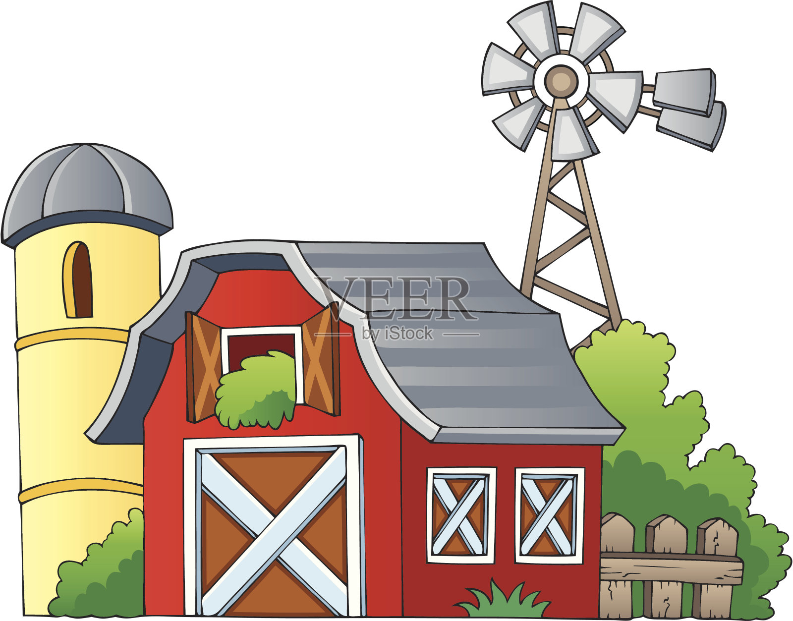 农场主题形象1插画图片素材