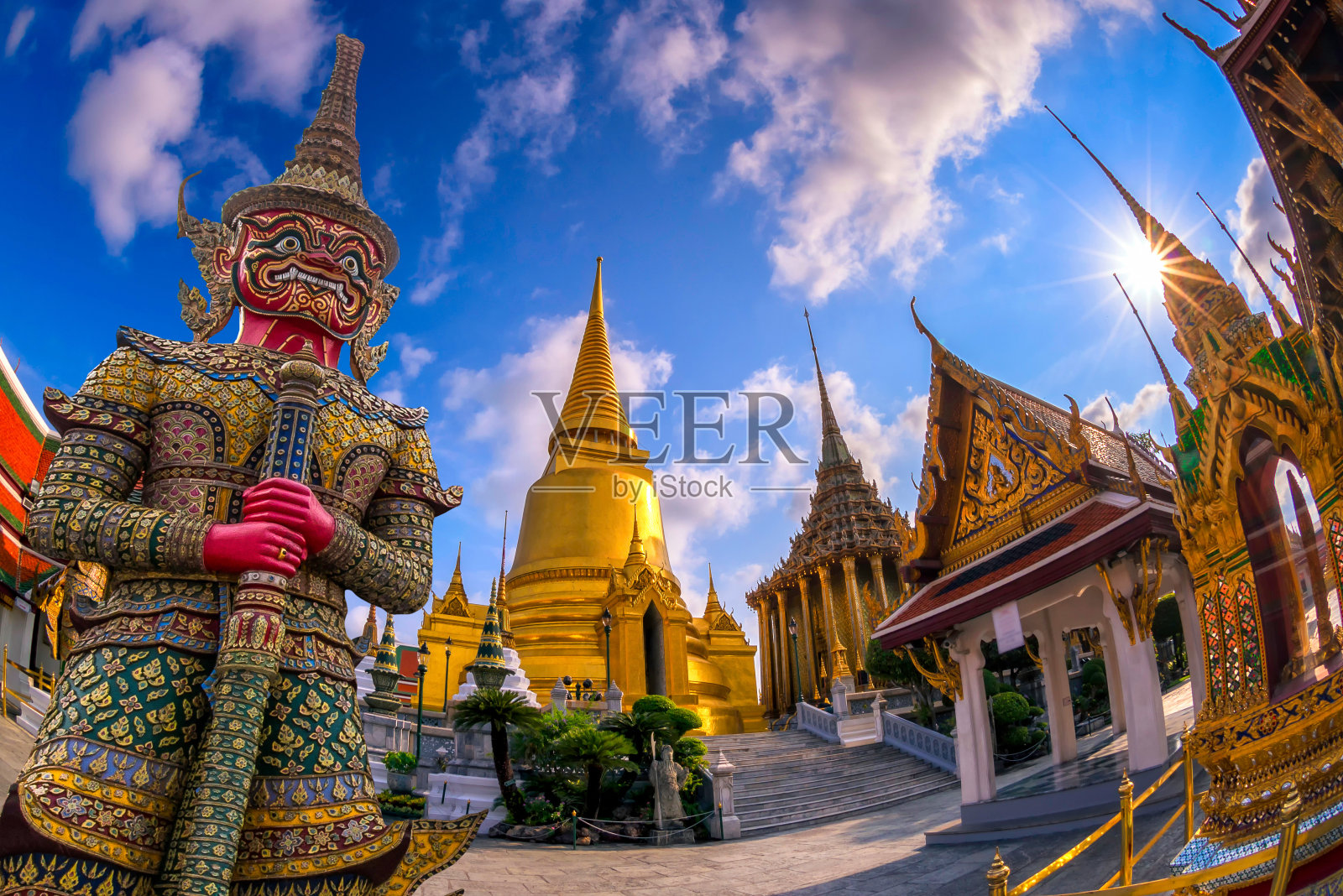 泰国曼谷，玉寺照片摄影图片