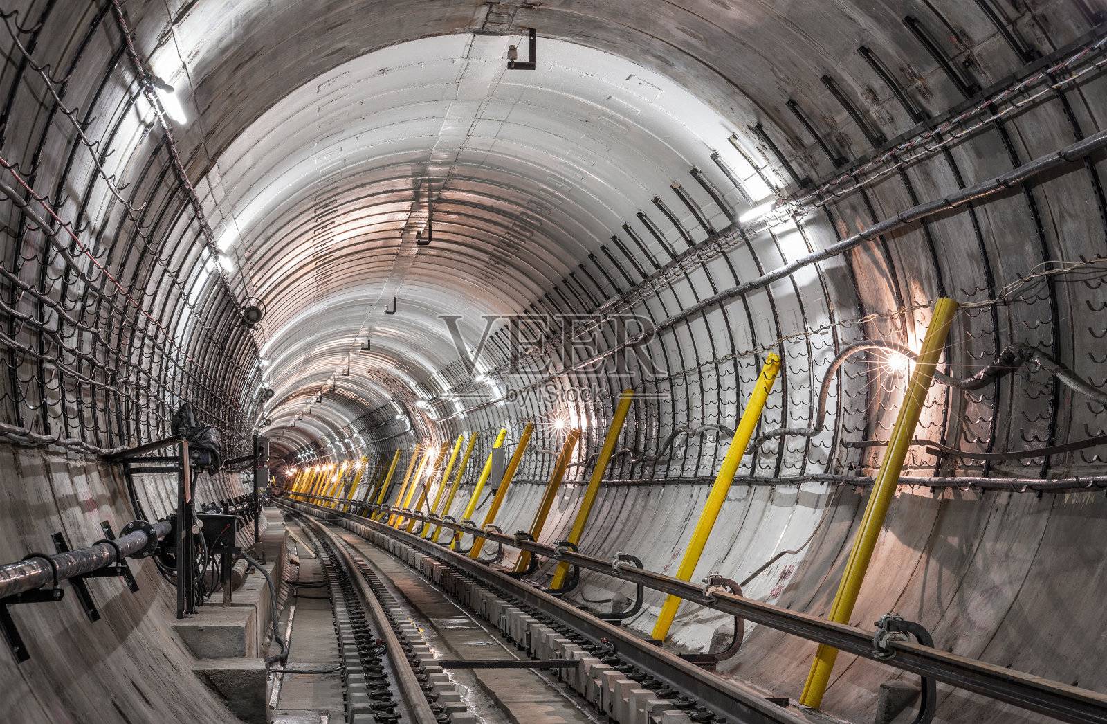 地铁隧道的建设照片摄影图片