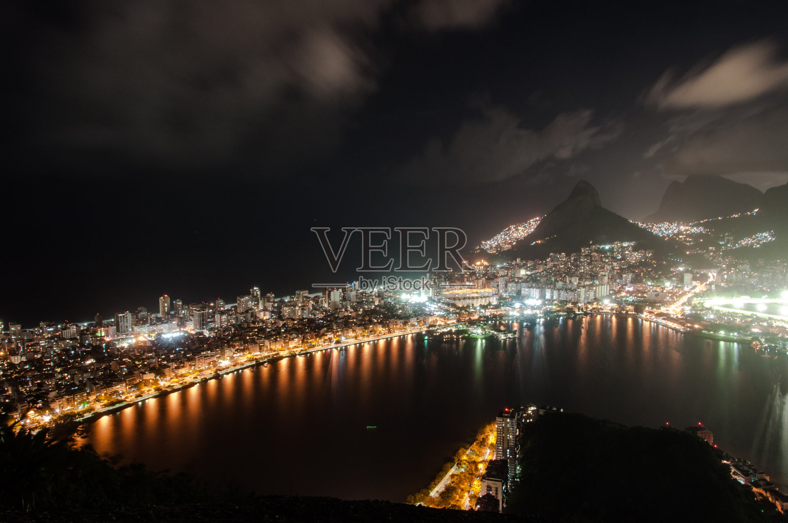 里约热内卢夜景照片摄影图片