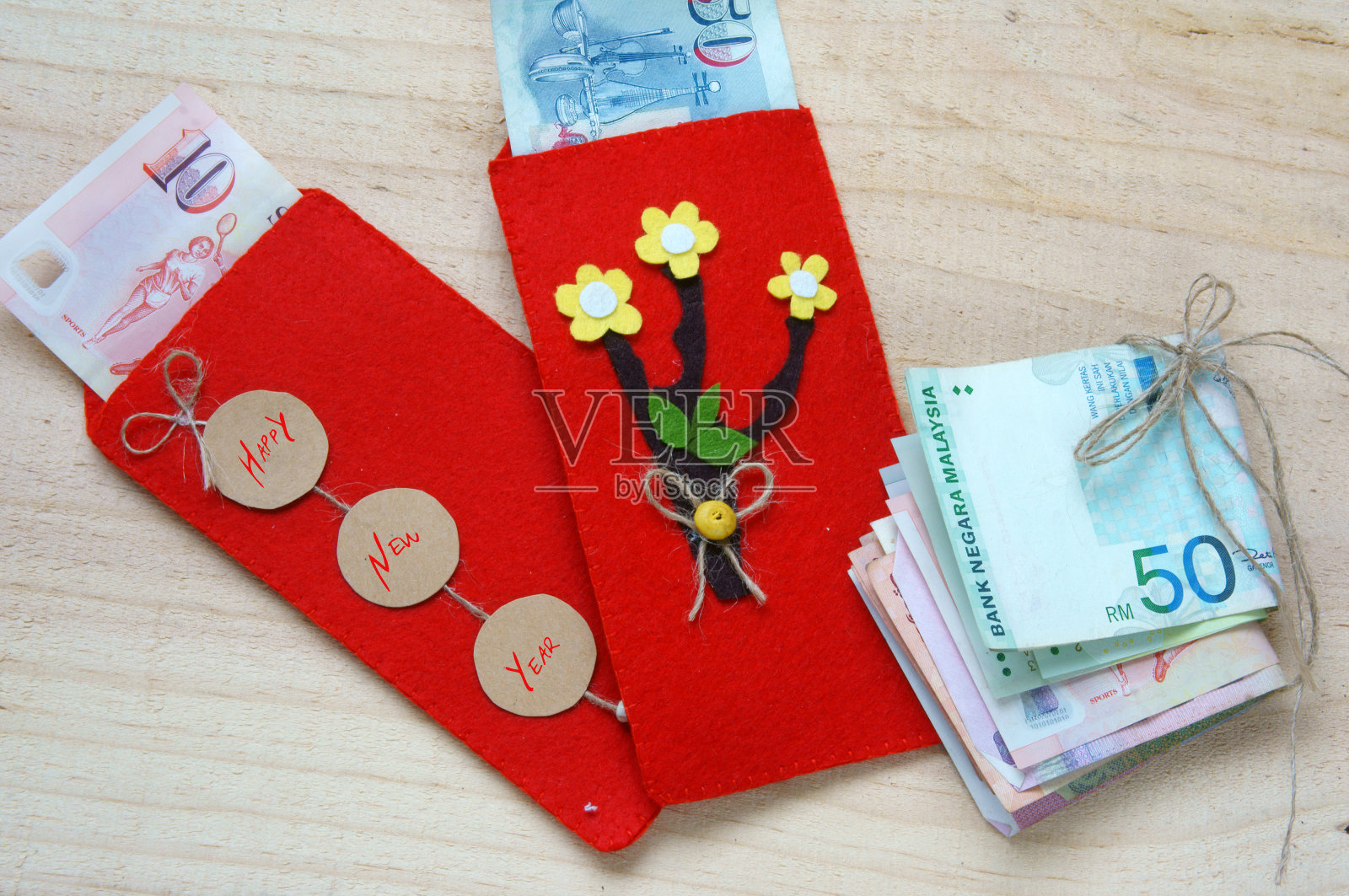 越南春节，红包，压岁钱照片摄影图片