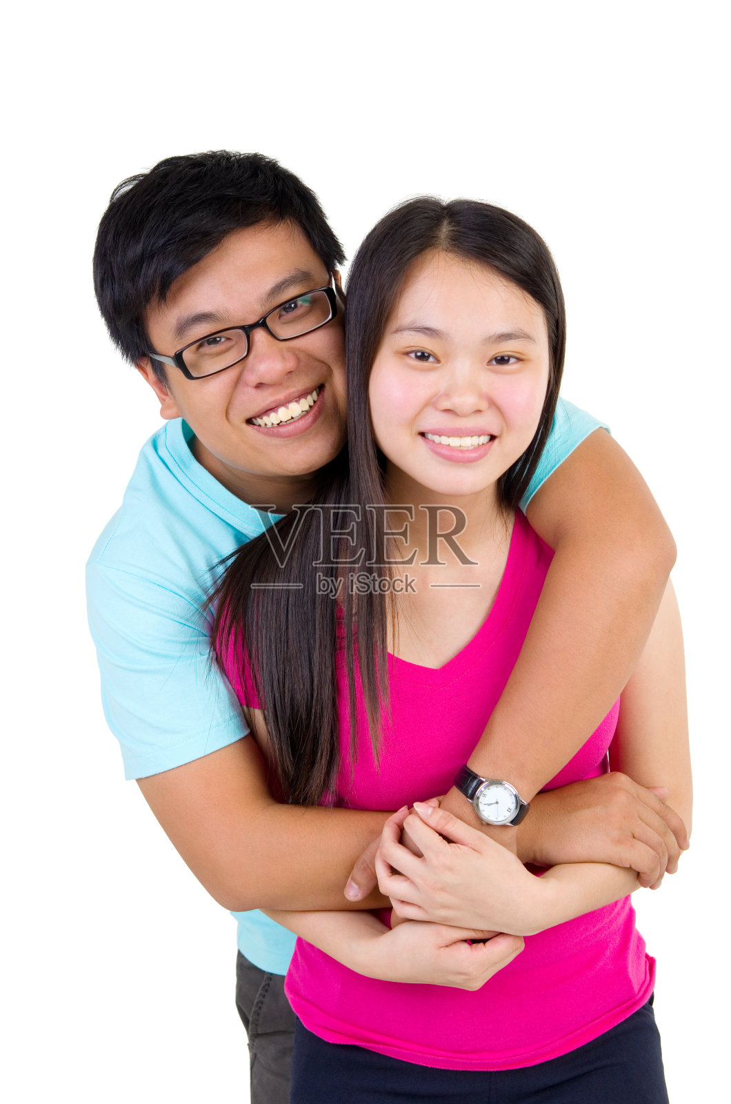 亚洲年轻夫妇照片摄影图片