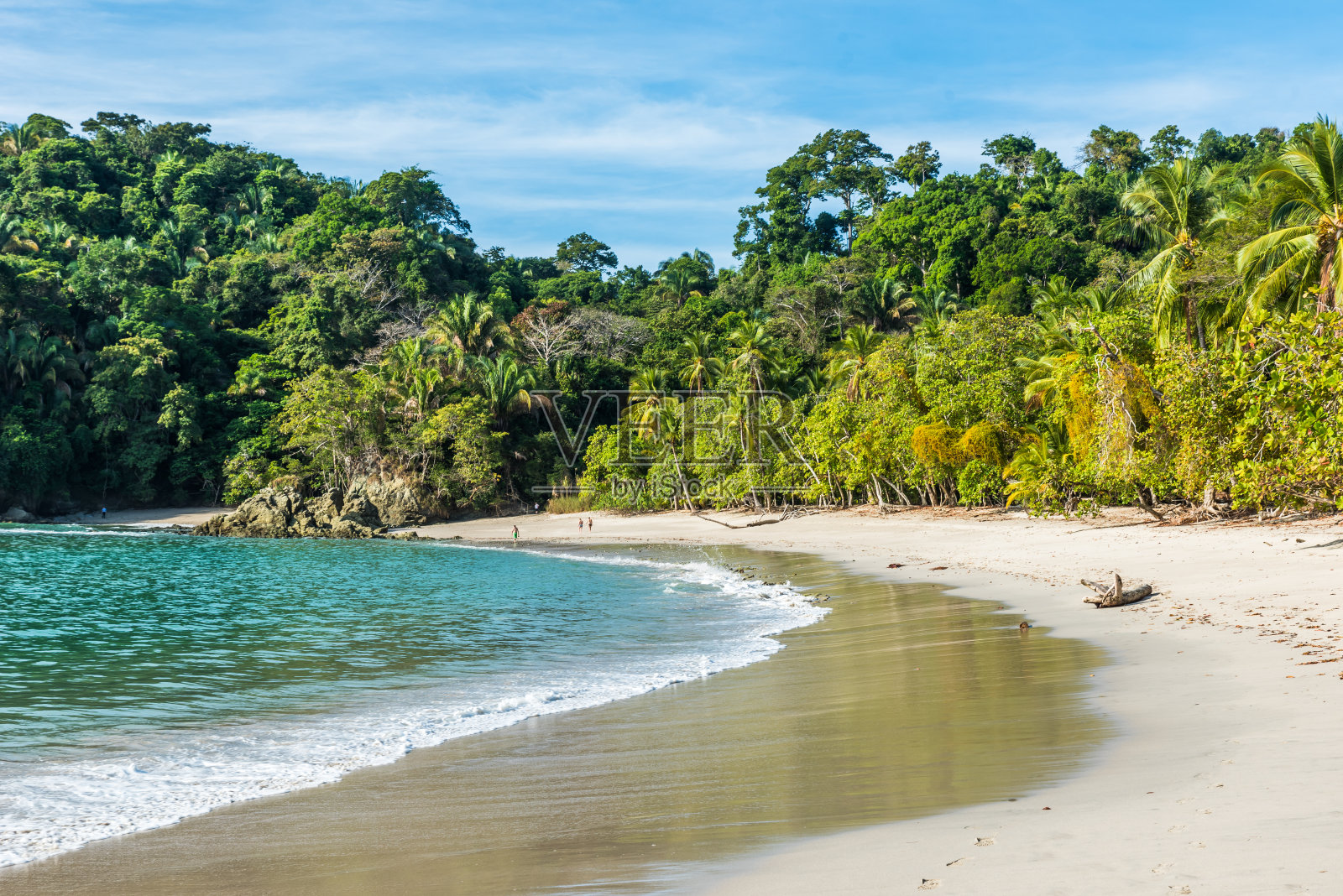 曼努埃尔安东尼奥，哥斯达黎加-美丽的热带海滩照片摄影图片