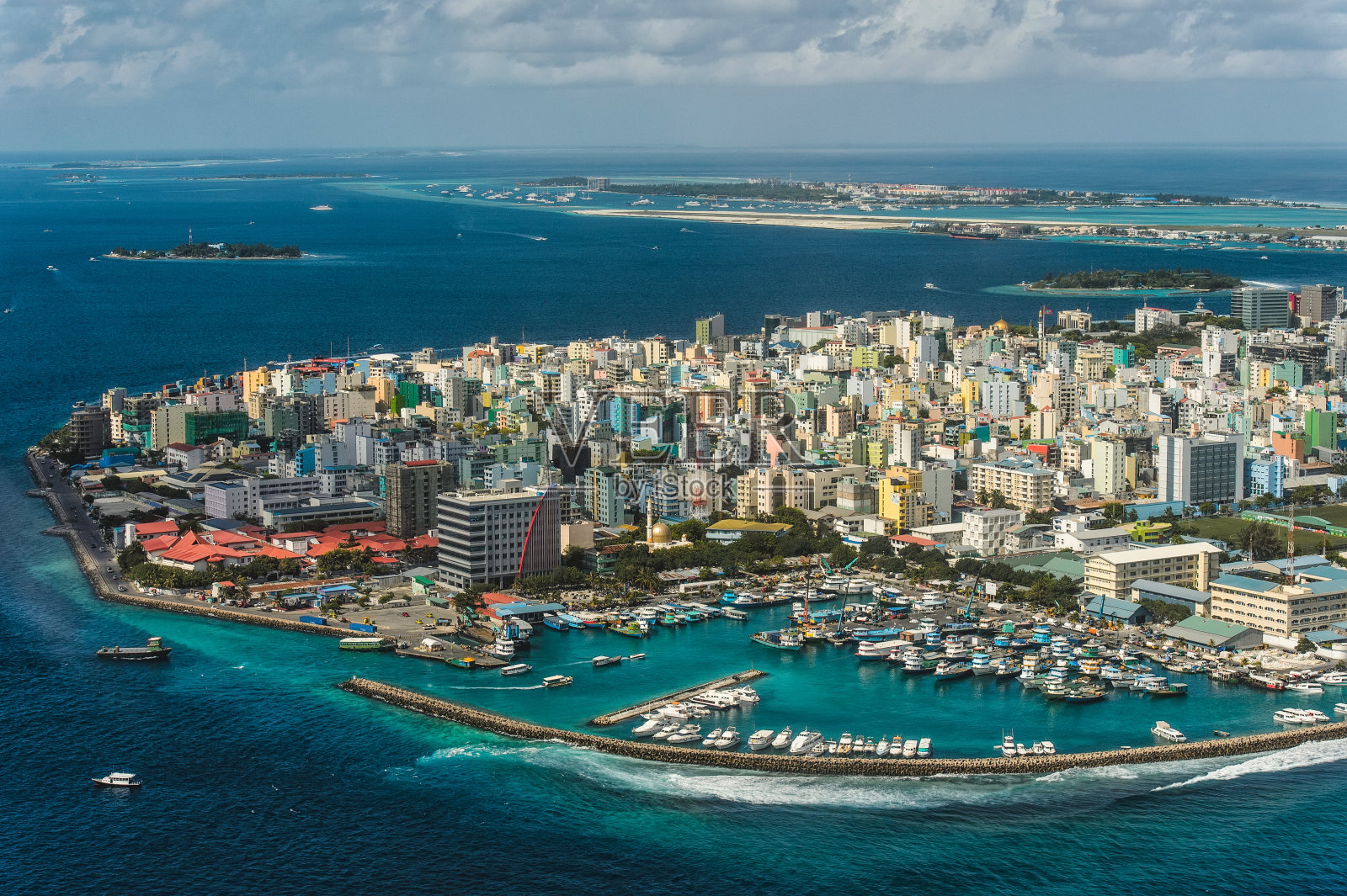 马尔代夫首都照片摄影图片