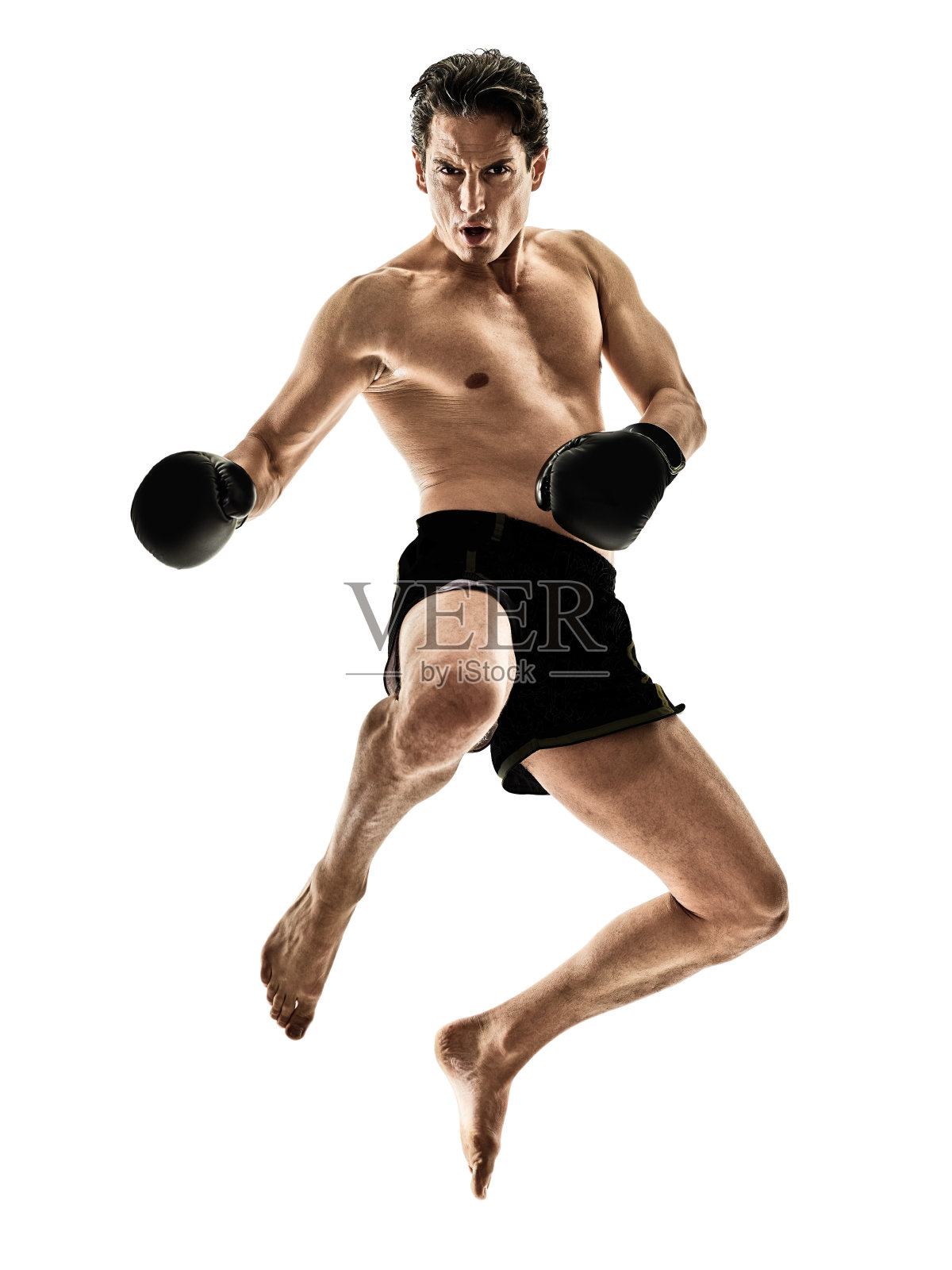 拳击手拳击跆拳道泰拳跆拳道男子照片摄影图片