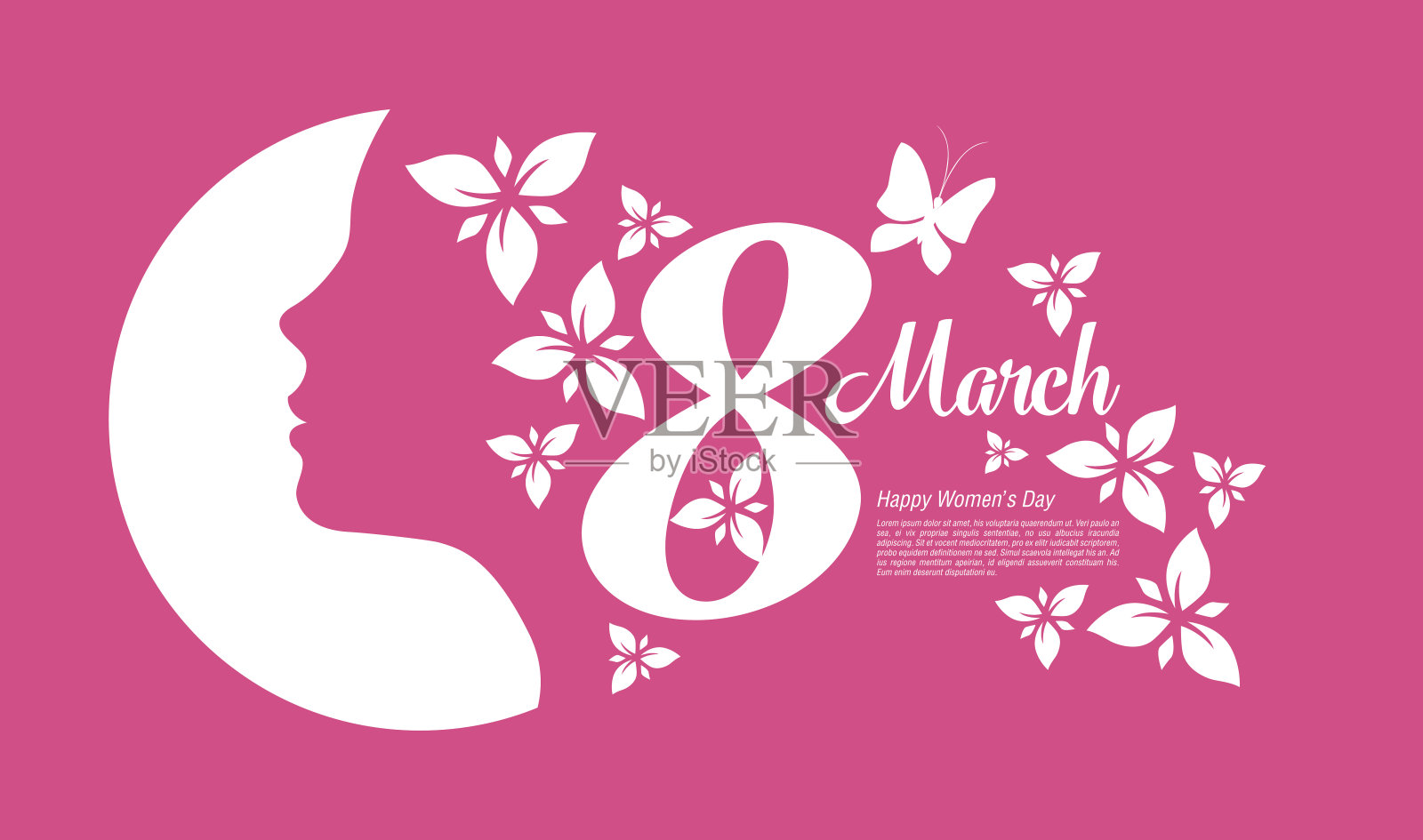 3月8日妇女节插画图片素材