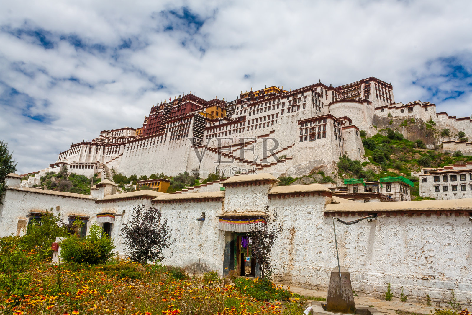布达拉宫，拉萨，中国西藏照片摄影图片