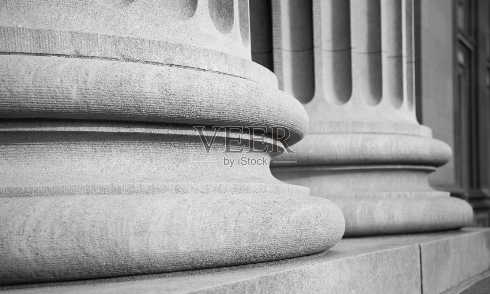 经典联邦大厦的建筑柱照片摄影图片