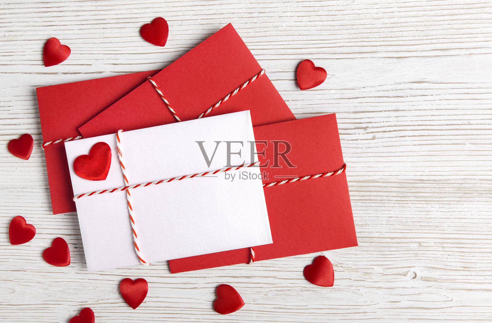 情人节信封邮件，红心，情人节信，婚礼的爱照片摄影图片