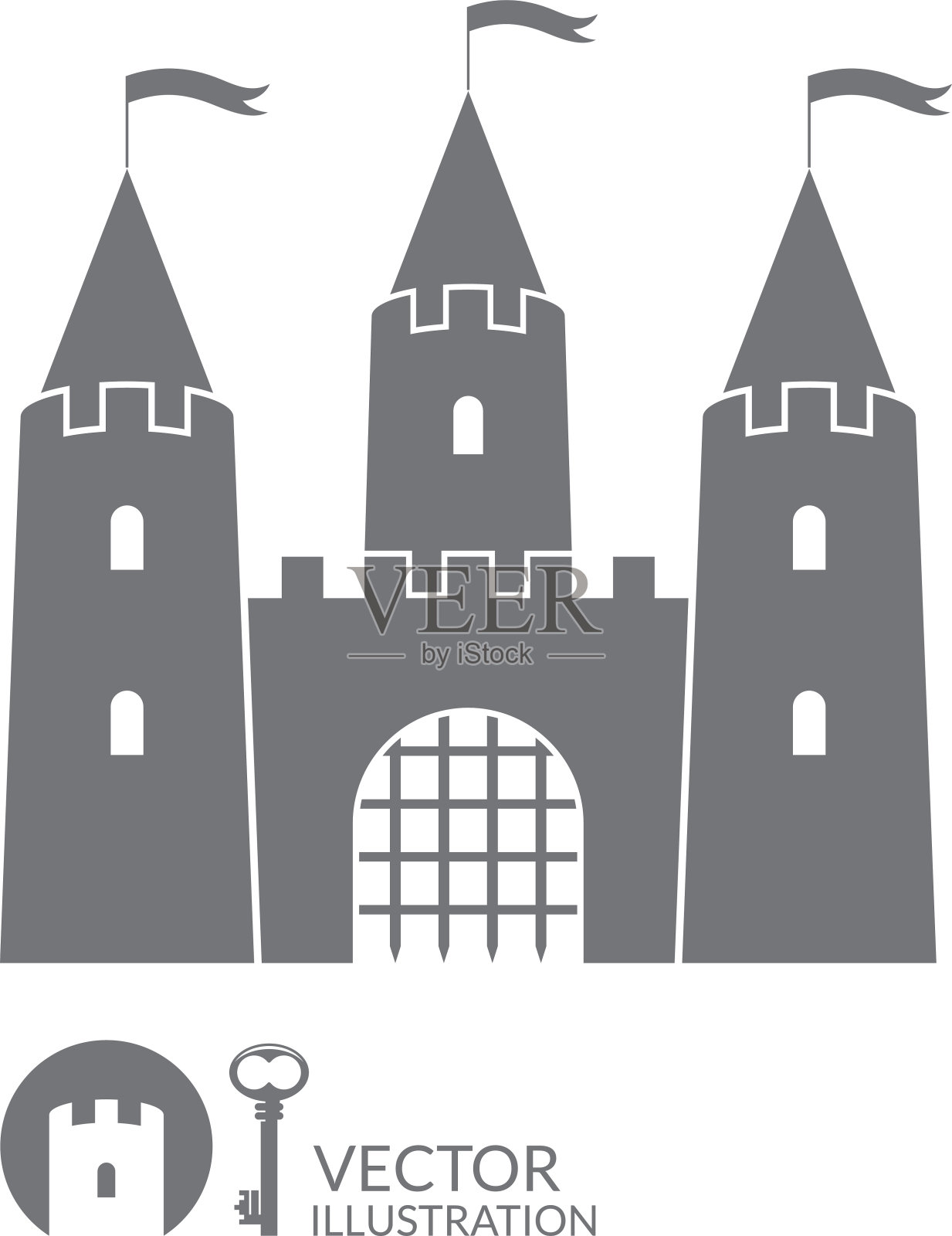 城堡插画图片素材