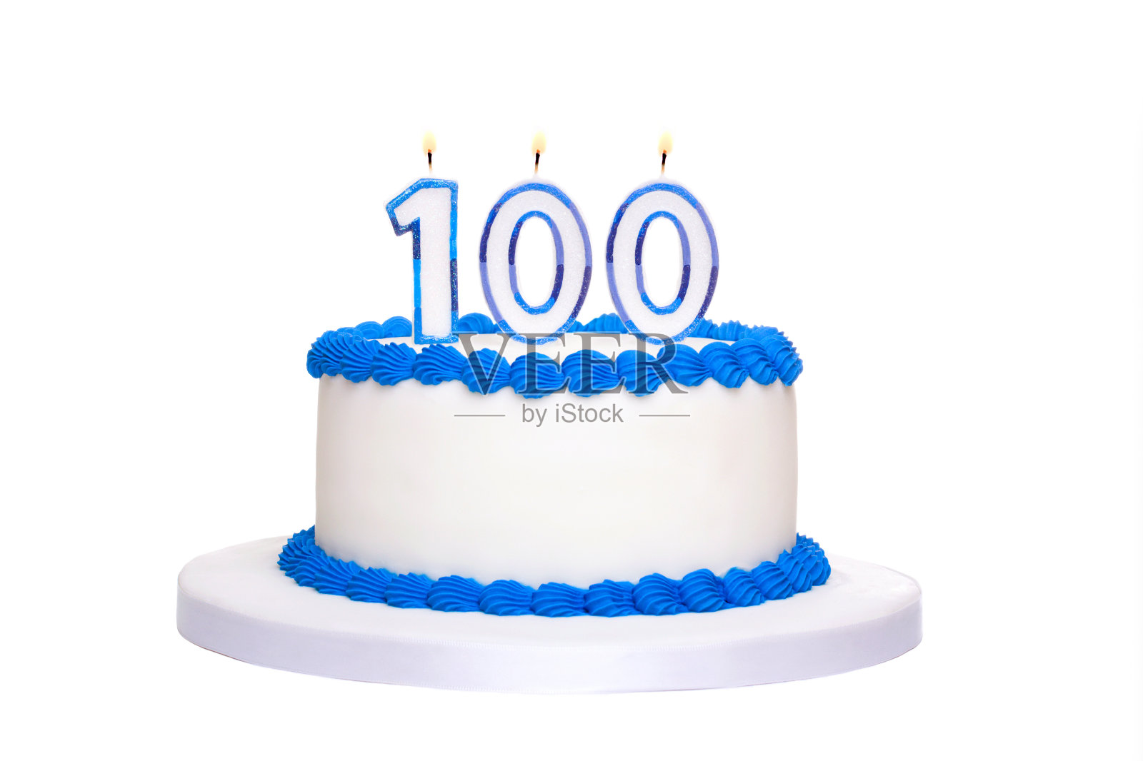 100岁生日蛋糕照片摄影图片