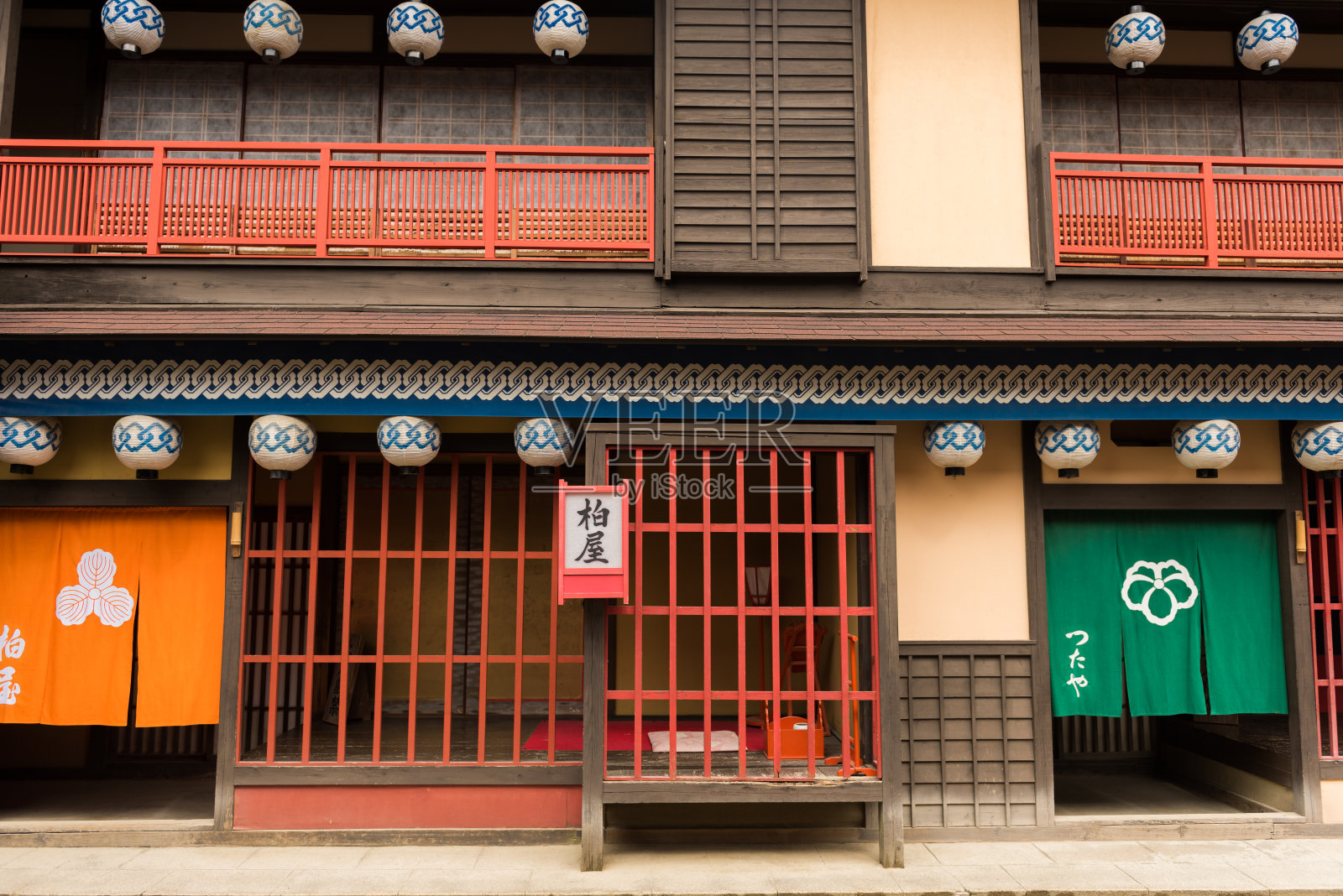 传统日本街景照片摄影图片
