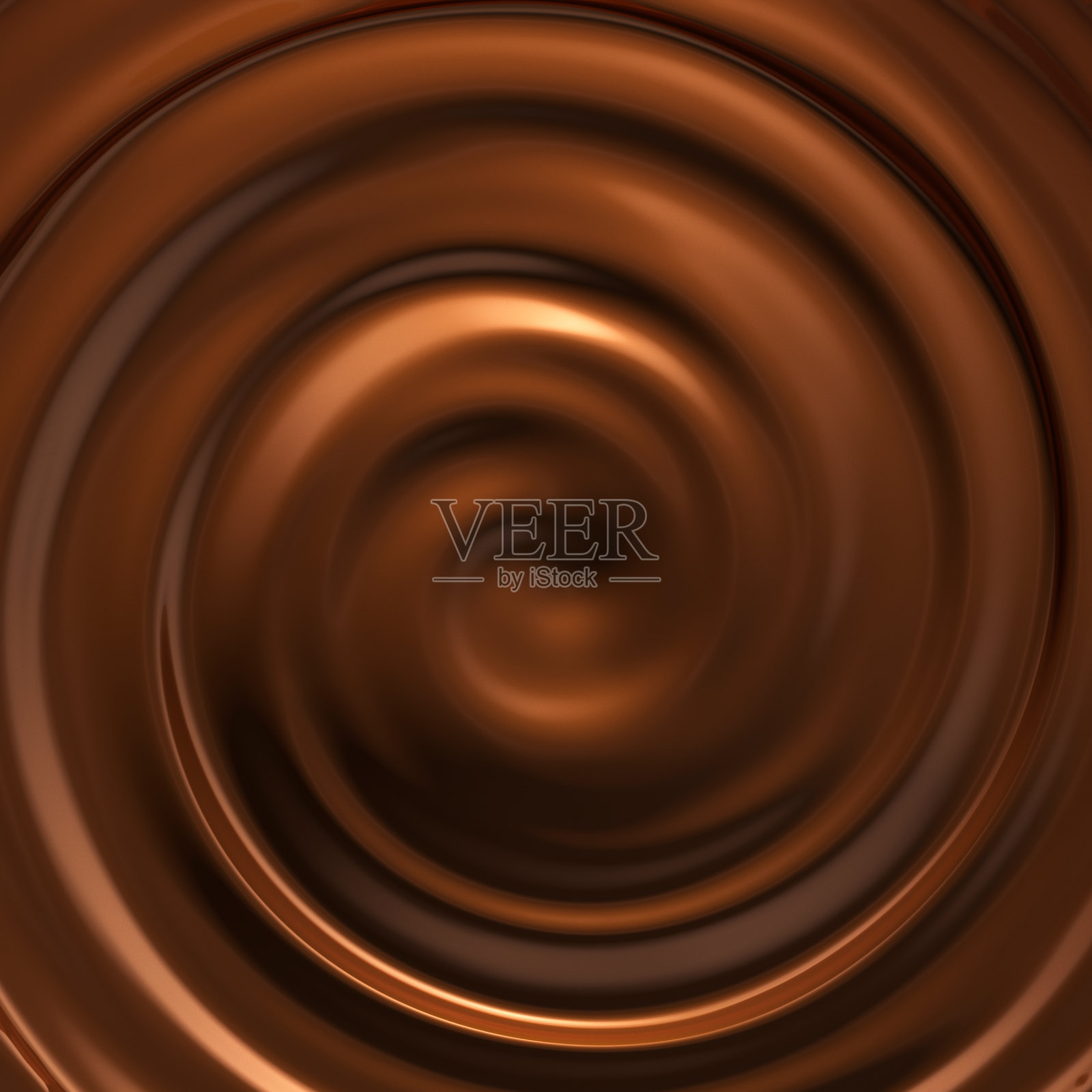 融化的巧克力漩涡照片摄影图片