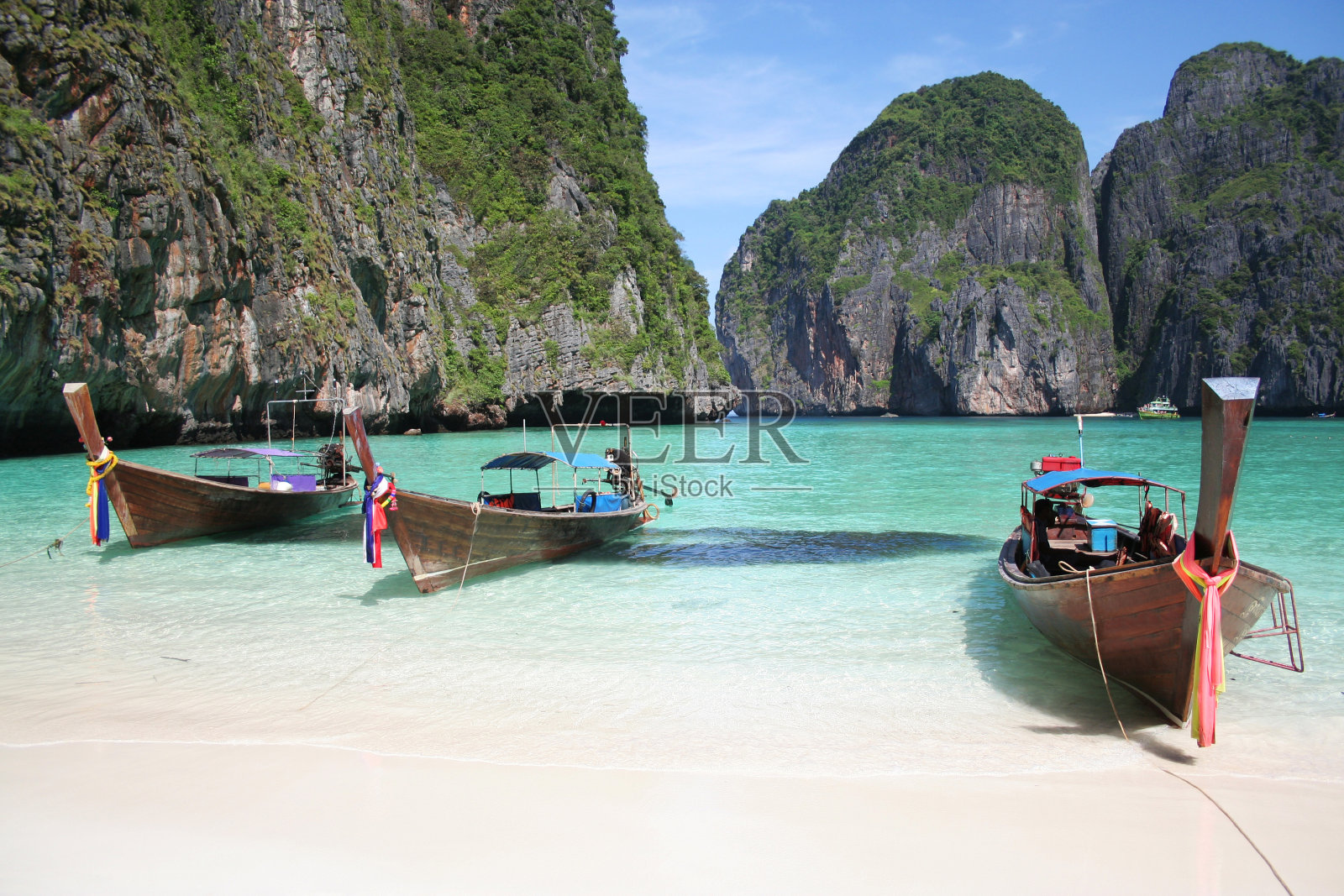 泰国普吉岛，划船照片摄影图片