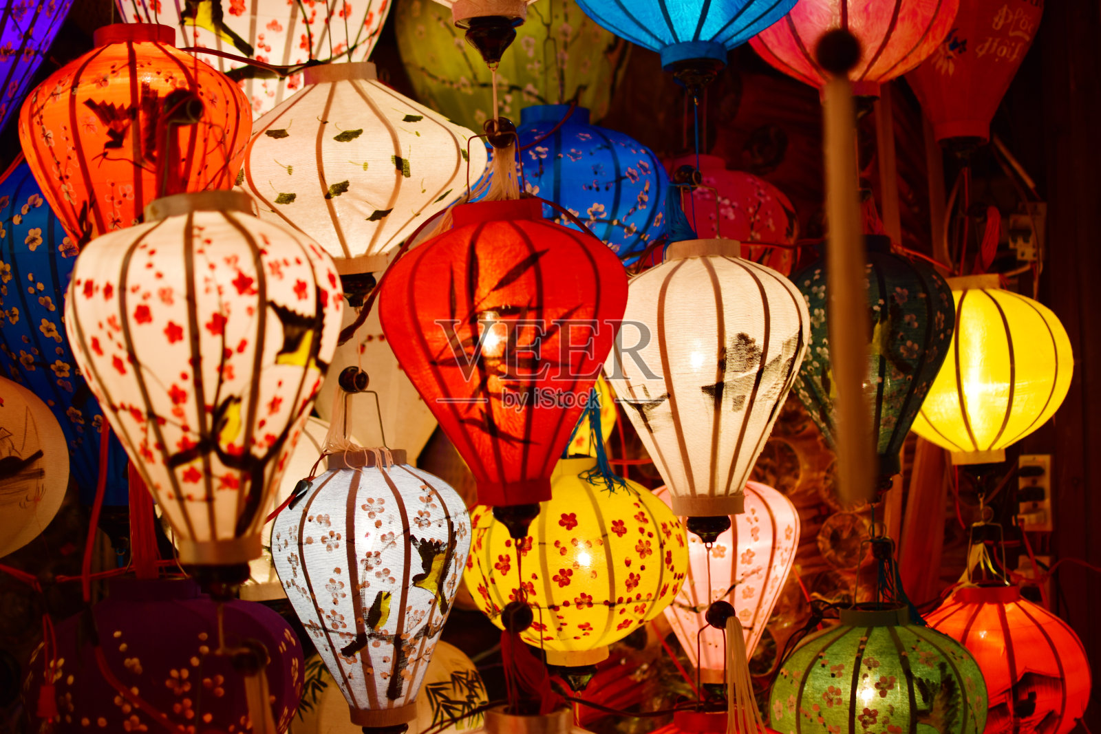 越南会安的中国灯笼照片摄影图片