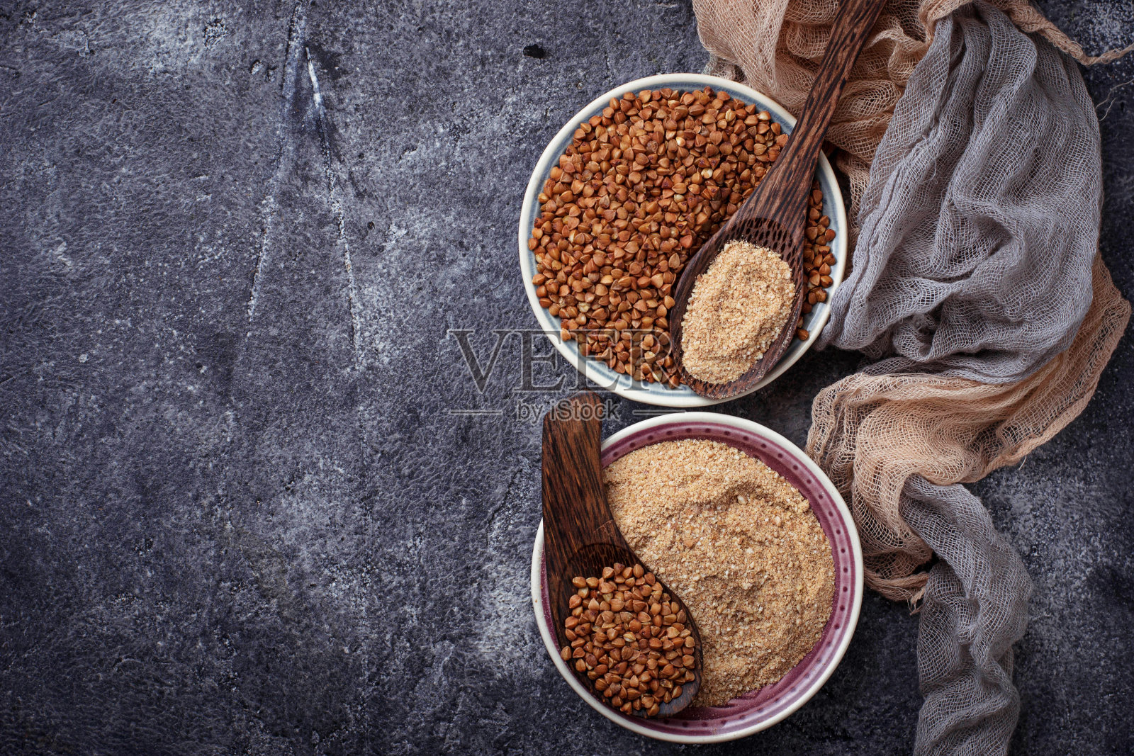 无谷蛋白荞麦粉照片摄影图片