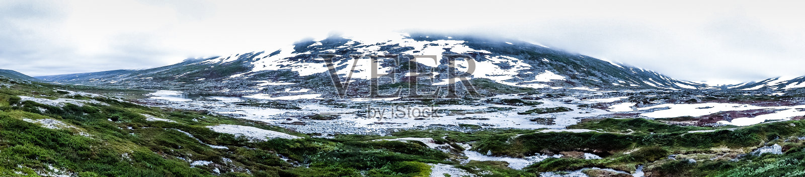 挪威Jotunheimen山全景照片摄影图片