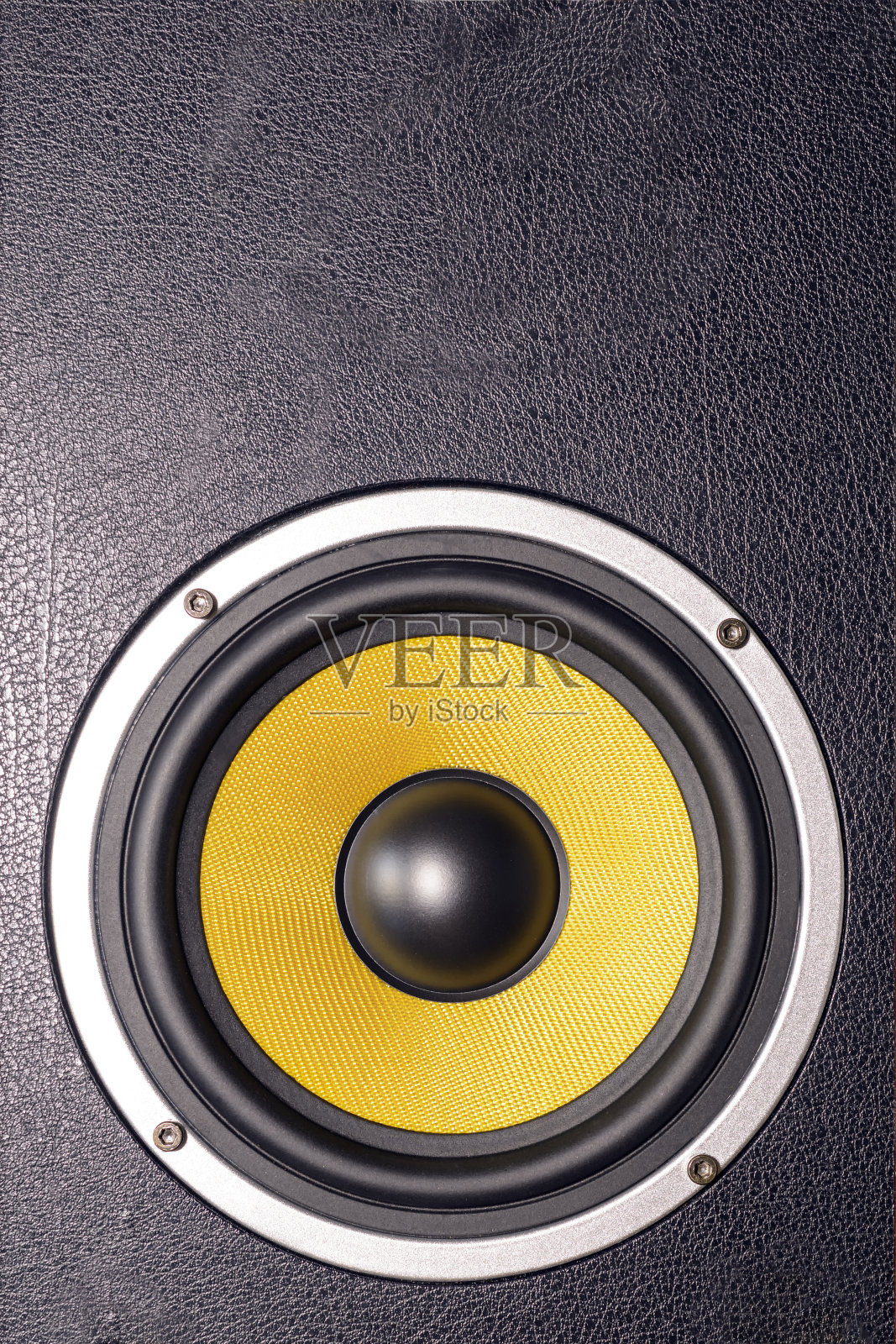 低音扬声器扬声器黄色照片摄影图片