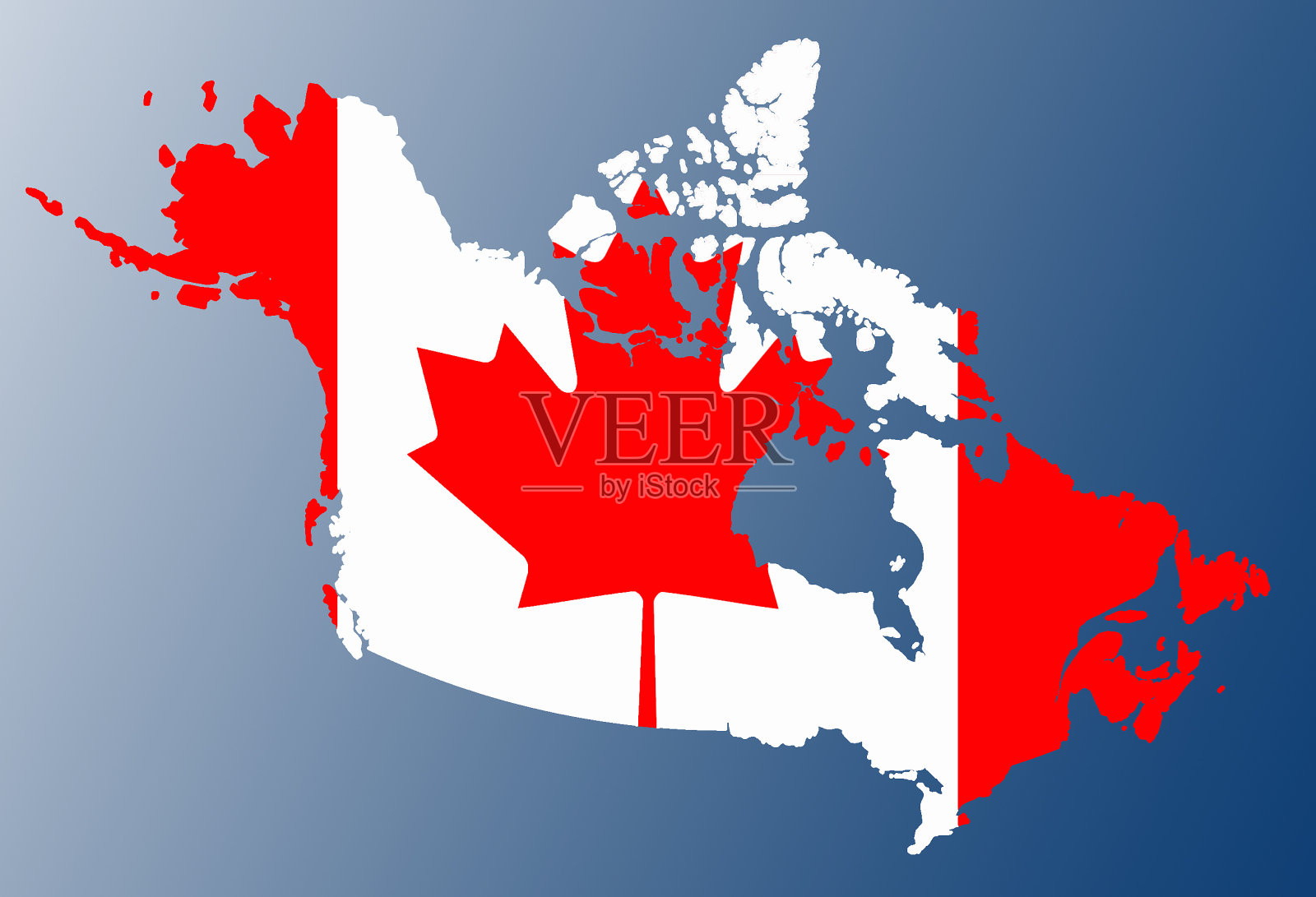 加拿大国旗地图照片摄影图片