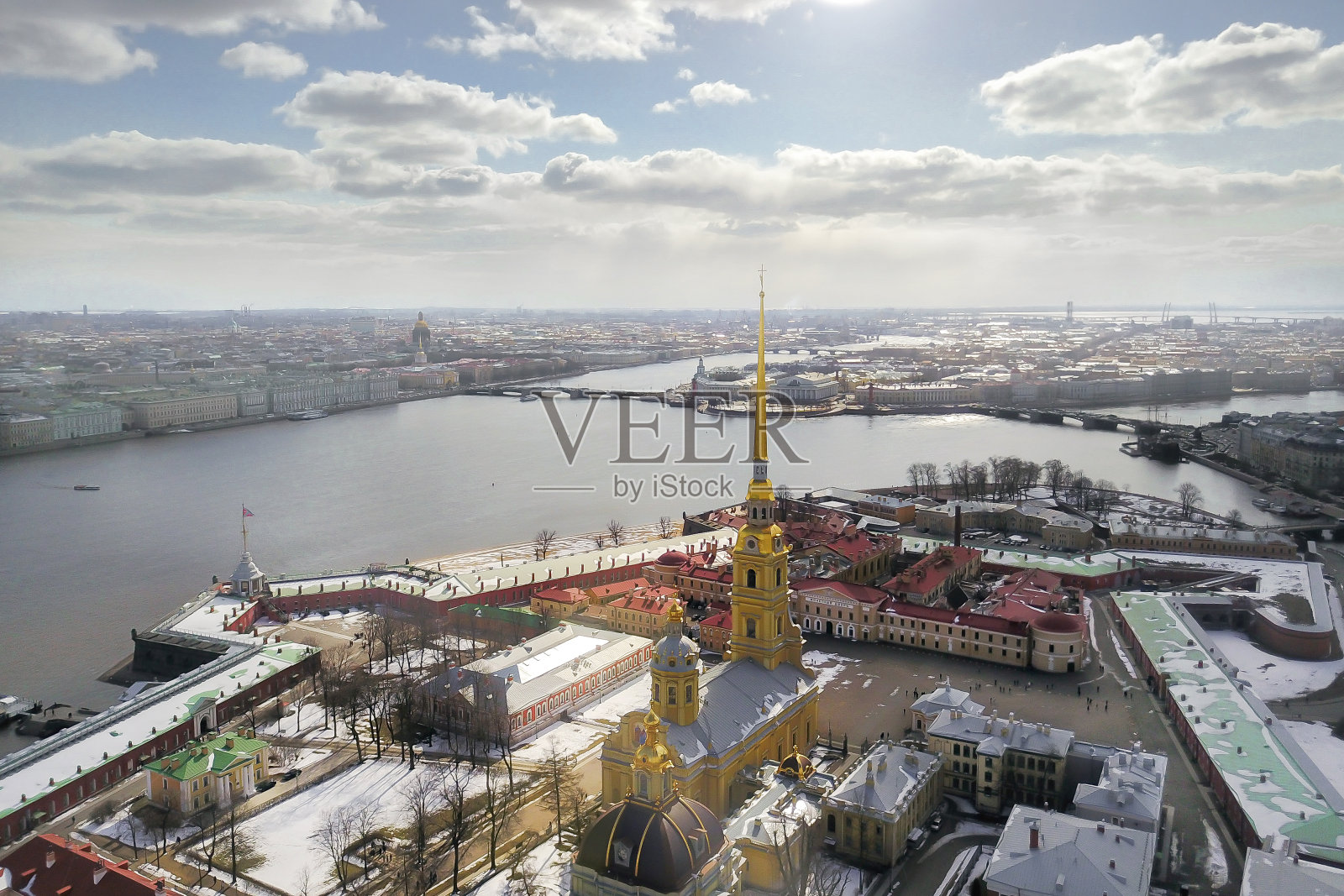 彼得和保罗要塞，圣彼得堡，俄罗斯照片摄影图片